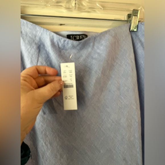 J. Crew Light Blue Midi Skirt - Picture 6 of 10